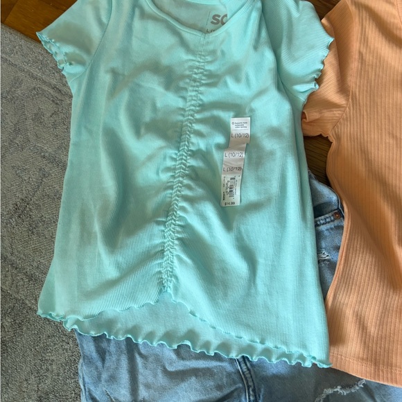 Girls 10-12 t-shirts pants shorts clothing lot - Picture 7 of 14